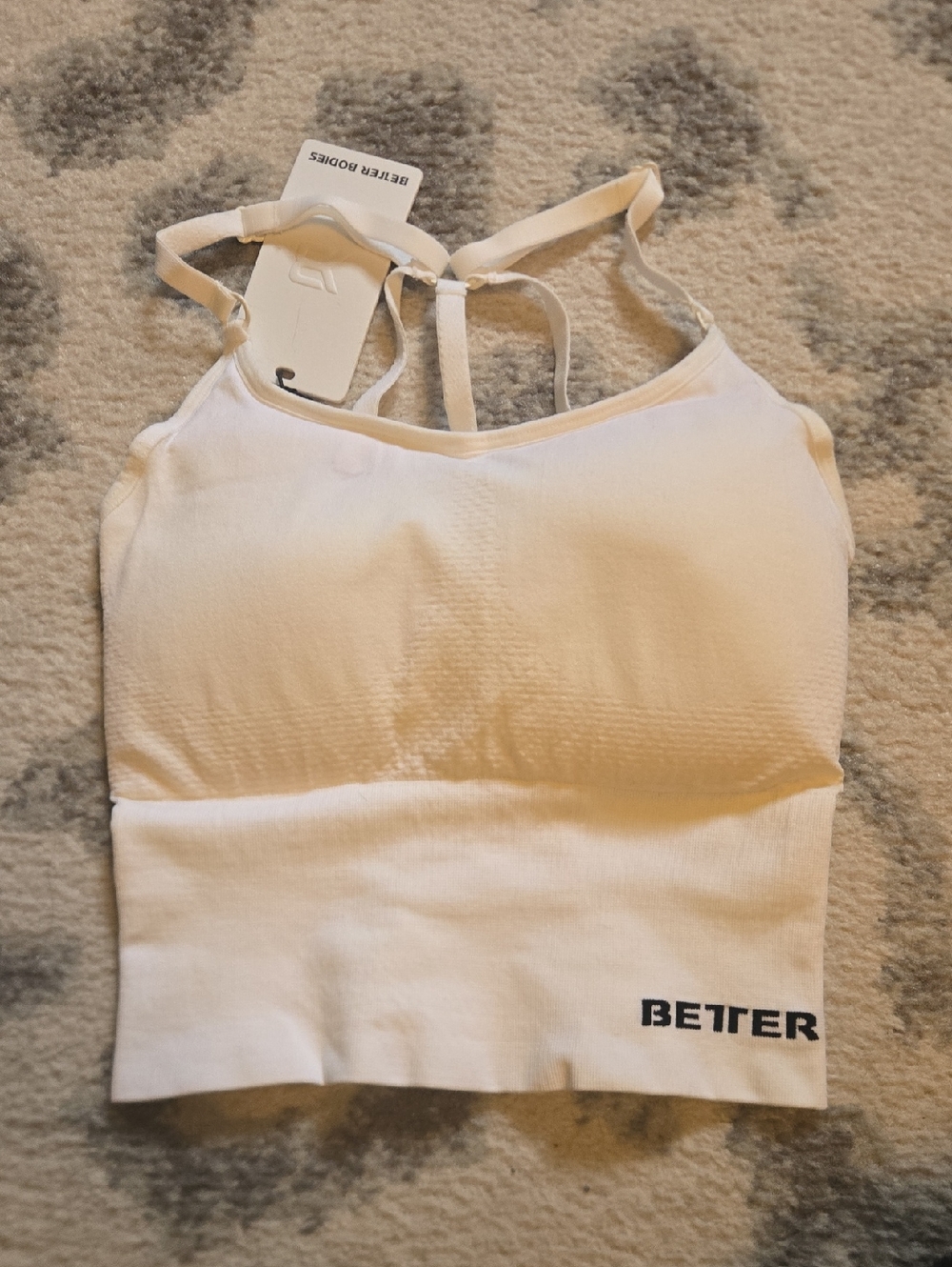 Better Bodies Astoria seamless bra White sz S NWT